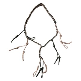 FUZIDDN Pro Hunting Lanyard Replacement for Popular Duck Calls - Heavy Duty 550LB Paracord with 6 Removable Drops, Hand Braided Camo Neck Strap Secures Goose/Predator Calls (Model FL-2025-OEM)