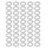 Sourcingmap 50Pcs 12mmx20mmx2mm Aluminum Motorcycle Hardware Drain Plug Washer