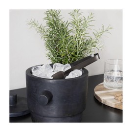 House Doctor Bl0812 Ice Tongs, Gunmetal, Length: 17 cm, Plastic