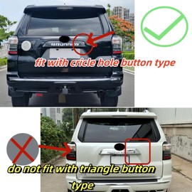 LED Rear Trunk Tail lights For Toyota 4Runner 2010-2023 Rear License Brake Stop Light Lamp Assembly,Play&Plug (Circle Hole Button Type)