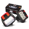 NUVISION LIGHTING Pair of LED License Plate Lights Compatible with