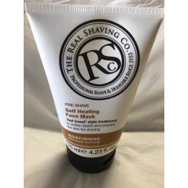 The Real Shaving Company Self Heating Face Mask, Moisturising 125mle 4.23 fl.oz.