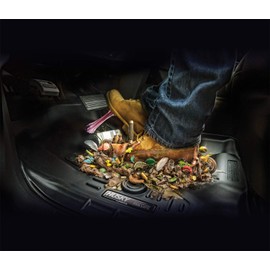 Husky Liners Weatherbeater Floor Mats | Fits 2021-2024 Jeep Grand Cherokee L w/2nd Row Bench Seat | 3rd Row, 1-pc Black - 14171