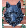 Ebros Large Black Wolf Head with Blood Eyes Wall Decor