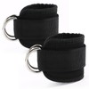 2 PCS Weightlifting Straps with D Ring,Adjustable Wrist Cuffs Gym,Padded