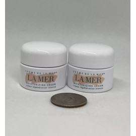 LA MER 2 x La Mer Creme De La Mer Moisturizing Cream 0.24oz / 7ml Each Total 14ml New