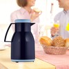Helios Wash S+ Plastic Vacuum Jug, Dark Blue, 1.0 Litre