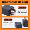 Arwrilt 4 PCS Car 5 Pin Power Relay, 12V 30A