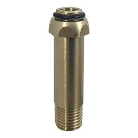 Soft Nose POL Excess Flow Regulator Fit for LP Gas Propane Tank Brass connector [06CMPP/TI14] flow O-ring secondary seal nipple to open safety valve male throwaway cylinders