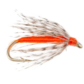 The Fly Fishing Place Soft Hackle Partridge and Orange Fly Fishing Flies - Trout and Bass Wet Fly Pattern - 6 Flies Hook Size 16
