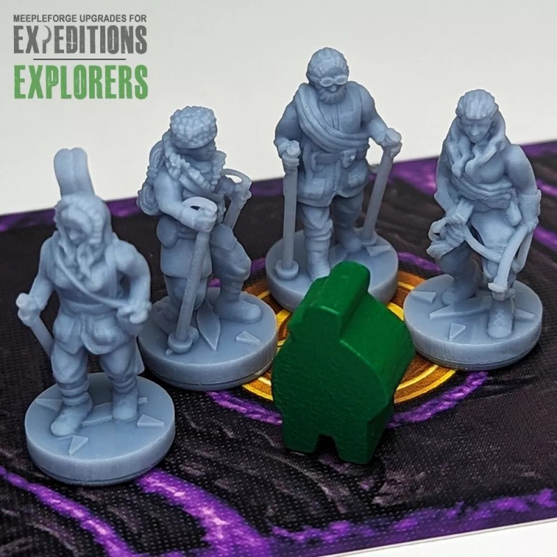 Stonemaier Games Explorers for Scythe Expeditions - GREY - 10pcs