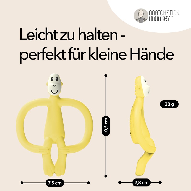 Matchstick Monkey Antimicrobial Teether / Teething Aid / Gel Applicator