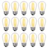 GvvooHome LED S14 Replacement Light Bulbs for Outdoor String Lights,