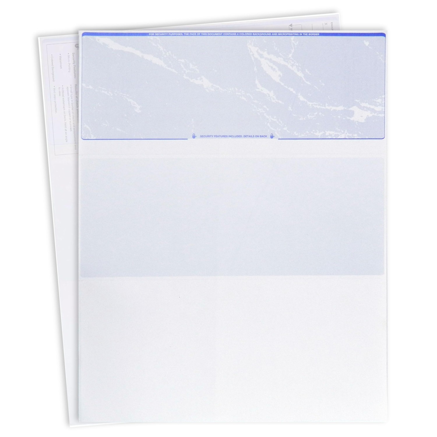 500 Sheets Computer Blank Check Paper - Blank Checks on Top and Pay ...