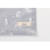 DDintex FLORET LONDON Stitched Hand Towel, Miao, Light Gray, 9.8