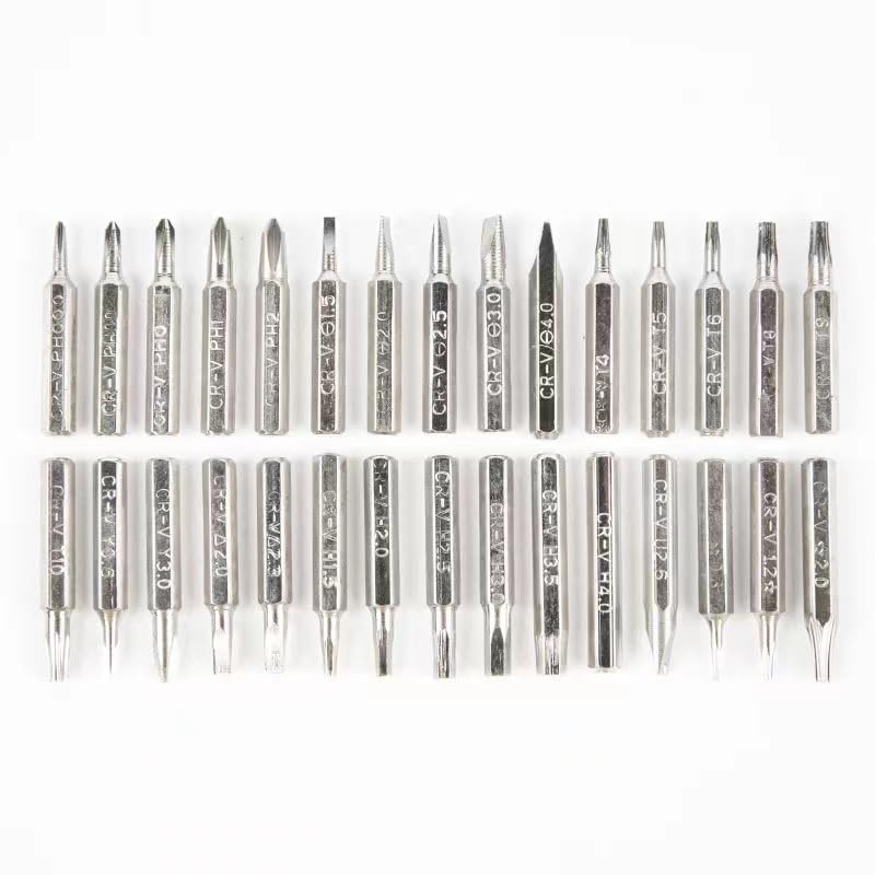 32-in-1 Magnetic Precision Screwdriver Set | Star, Torx, Phillips, Slotted,