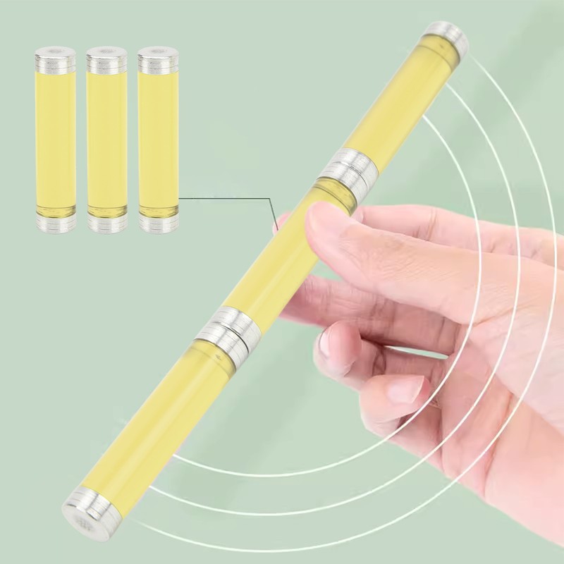 Novelty Spin Pen 3 Sections Acrylic Magnet Fidget Rolling Finger
