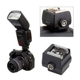 Yoidesu Adaptador de Zapata de Flash, convertidor de Adaptador de Zapata de plástico Mini para cámaras Alpha Konica Minolta Maxxum SLR Flash
