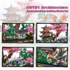 BDYDT Architecture Zen Garden Micro Building Blocks Set （2806PCS）- Creative