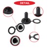 MKBKLLJY 20Pcs 12mm/0.47inch Mounting Hole Black Waterproof Dustproof Rubber Boot