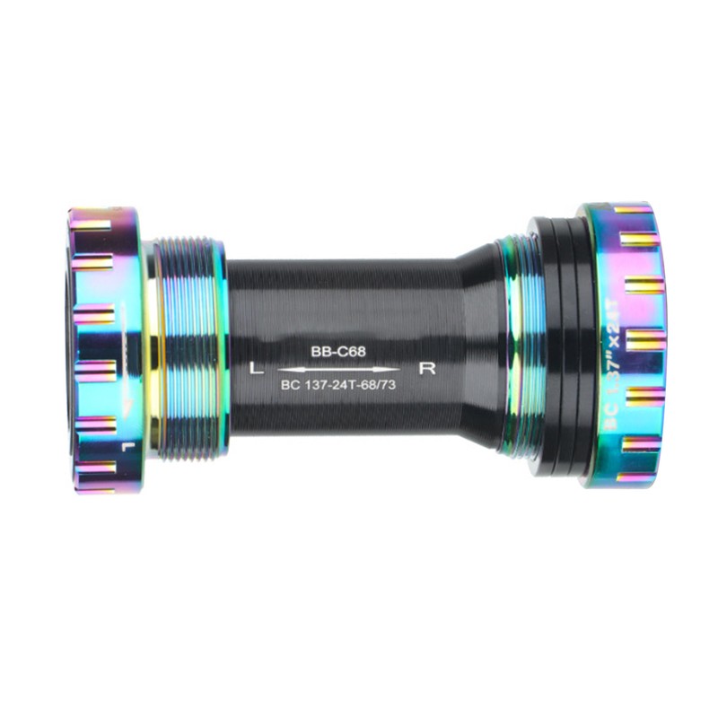 Bike Bottom Bracket Aluminum Alloy Resin Rust Prevention Long Durability