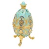 Egg Trinket Box Enamelled Jewelry Box Zinc Alloy Exquisite Jewelry