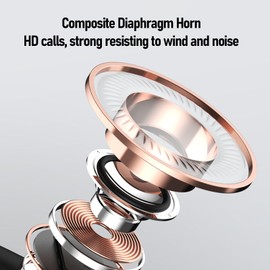 Open Ear Headphones, Wireless Earbud Noise Cancelling, Rotatable Shaft, Ergonomic Ear Hook Headphone for Sport Running Workout (White)