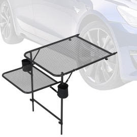 CDEN Tailgate Table, Car Desk, Tailgate Table, Car Camping, Camping Tables, Vehicle Tables, Adjustable Height, Lightweight