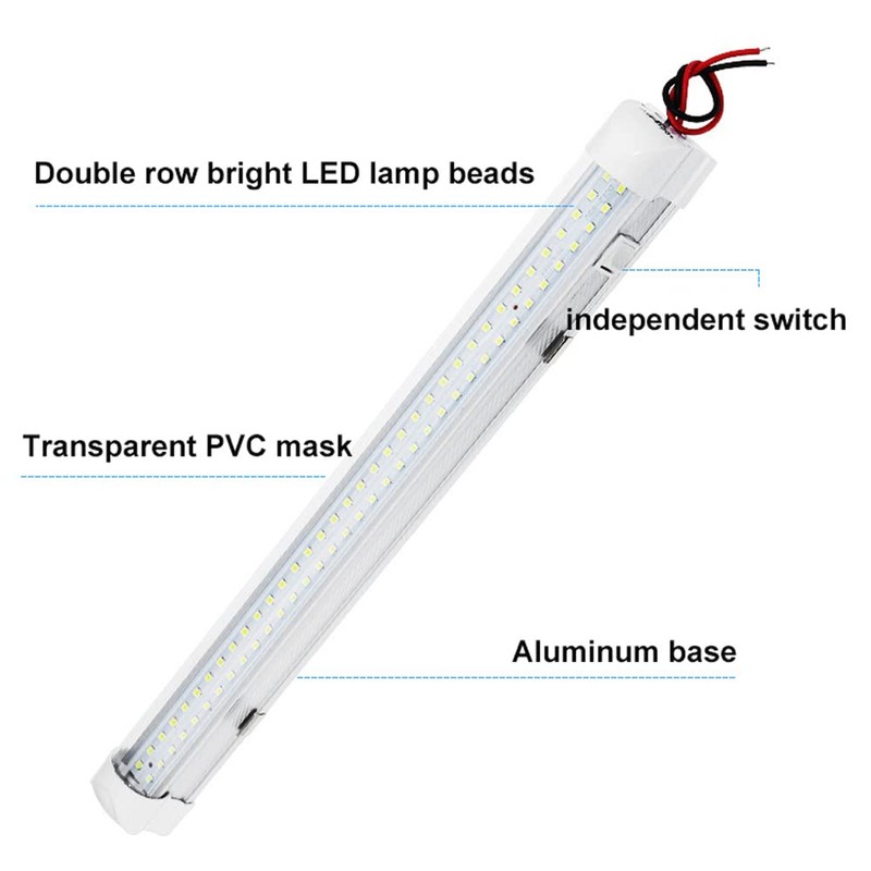 Hsthe Sea 2 PCS LED Interior Light Strip Interior Lighting