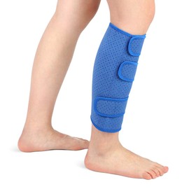 Yosoo Health Gear Calf Support Brace Shin Splints Compression Wrap Neoprene Calf Sleeves Adjustable Breathable Bandage for Torn Muscle, Tight Calves, Swelling, Sprains Recovery, Unisex, Single