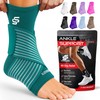 Sleeve Stars Ankle Brace Men & Women Support (Pair/M:10"-12"/Turquoise)