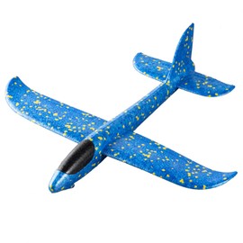 Kaiser Rubber Flying Sky Glider KW-666 Blue Hand Throw Airplane Glider Lightweight Leisure Sports