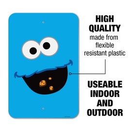 GRAPHICS & MORE Sesame Street Cookie Monster Face Home Business Office Sign