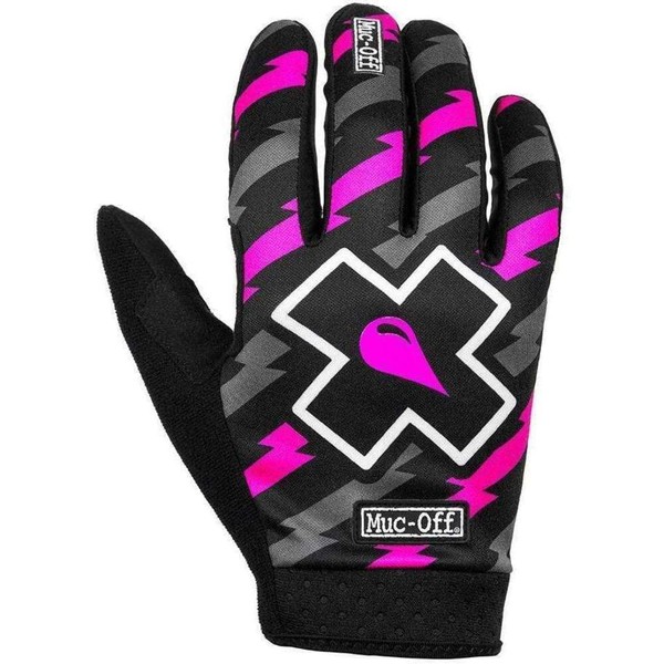 Muc Off Bolt MTB Gloves, XXL - Slip-On Cycling Gloves for MTB/BMX/Gravel/Road Bikes - Touch Screen Compatible Mountain Bike Gloves for Men and Women