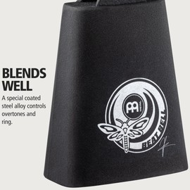 Anika Nilles Beat Bell Cowbell for Drum Set with Rim Clamp, Drum Honey, Key