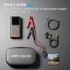 CS02 6250A Peak Jump Starter with Air Compressor, 12000mAh Battery