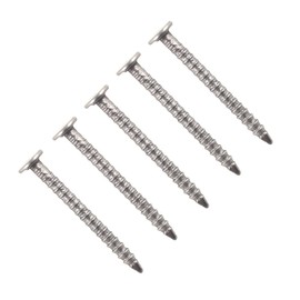 TERF® 20mm X 2.0mm Bright Annular Ringshank Nails 20mm (0.78 inch) X 2.0mm Annular Ringshank Nail For Soft and Hard Timber Wood Joinery Construction Furniture Craft Decking Fence - Pack of 200