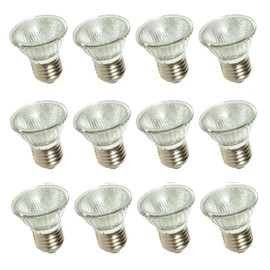 Satco S4624/12 MR16 Short-Neck Halogen Light Bulb, E26 Base, 35 Watts, 12-Pack
