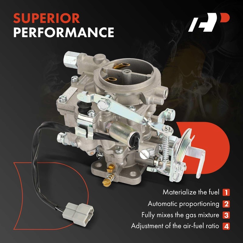 A-Premium 2 Barrel Carburetor Compatible with Toyota Corolla 1983, Forklift