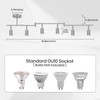 SEEBLEN 6-Light Nicke Track Lighting Fixtures Ceiling, Modern LED Track