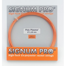 Signum Pro Unisex's Poly Plasma String Set-Orange, 1.23 mm