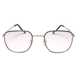 Square Gold Frame Old School True Vintage 80s 90s Reader 2.25 Reading Glasses