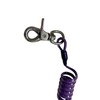 ELLB SPORTS Leash Cord, Coil Cord, Purple, S, Length 8.3