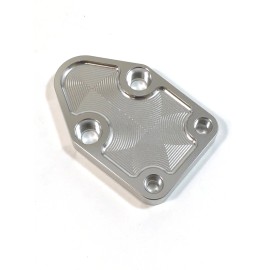SPP SB Chevy 283-400 V8 Fuel Pump Block Off Plate SBC CNC Machined Billet Aluminum