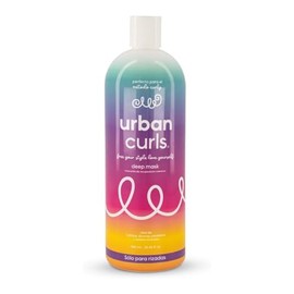 URBAN CURLS Deep Mask 960 ml  Mascarilla Hidratante Profunda para Cabello Rizado  Sin Sulfatos, Parabenos, Siliconas ni Aceites Minerales  Con Aceite 