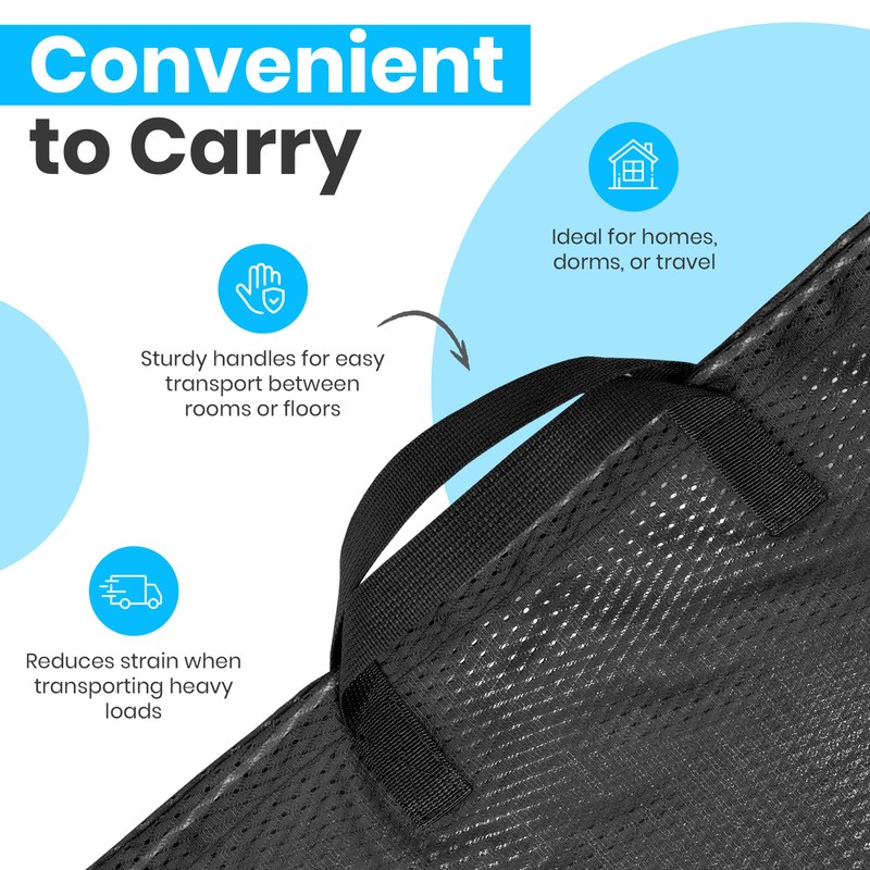 Large Mesh Laundry Bags - Heavy Duty with Handles &