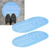 2 Sets Warning Wall Sticker Public Places Warning Sign for