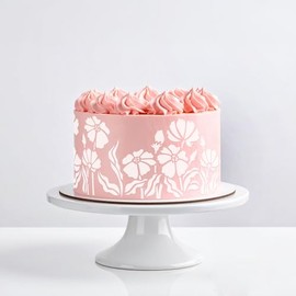 Lacupella - Plantilla de pastel de borde largo, 10 x 32 cm (Peppi)