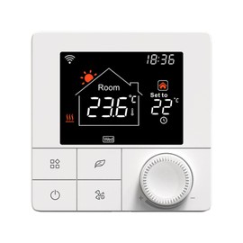Smart Control Thermostat, Control by Voice App Weekly Programmable Thermostat Smart Thermostat with Large LCD Screen for Home (Boiler 3A)
