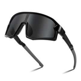 FEISEDY Teenagers Children's Sports Glasses Polarised 6-15 Years Cycling Glasses UV400 Protection Sports Sunglasses for Boys Girls B0183